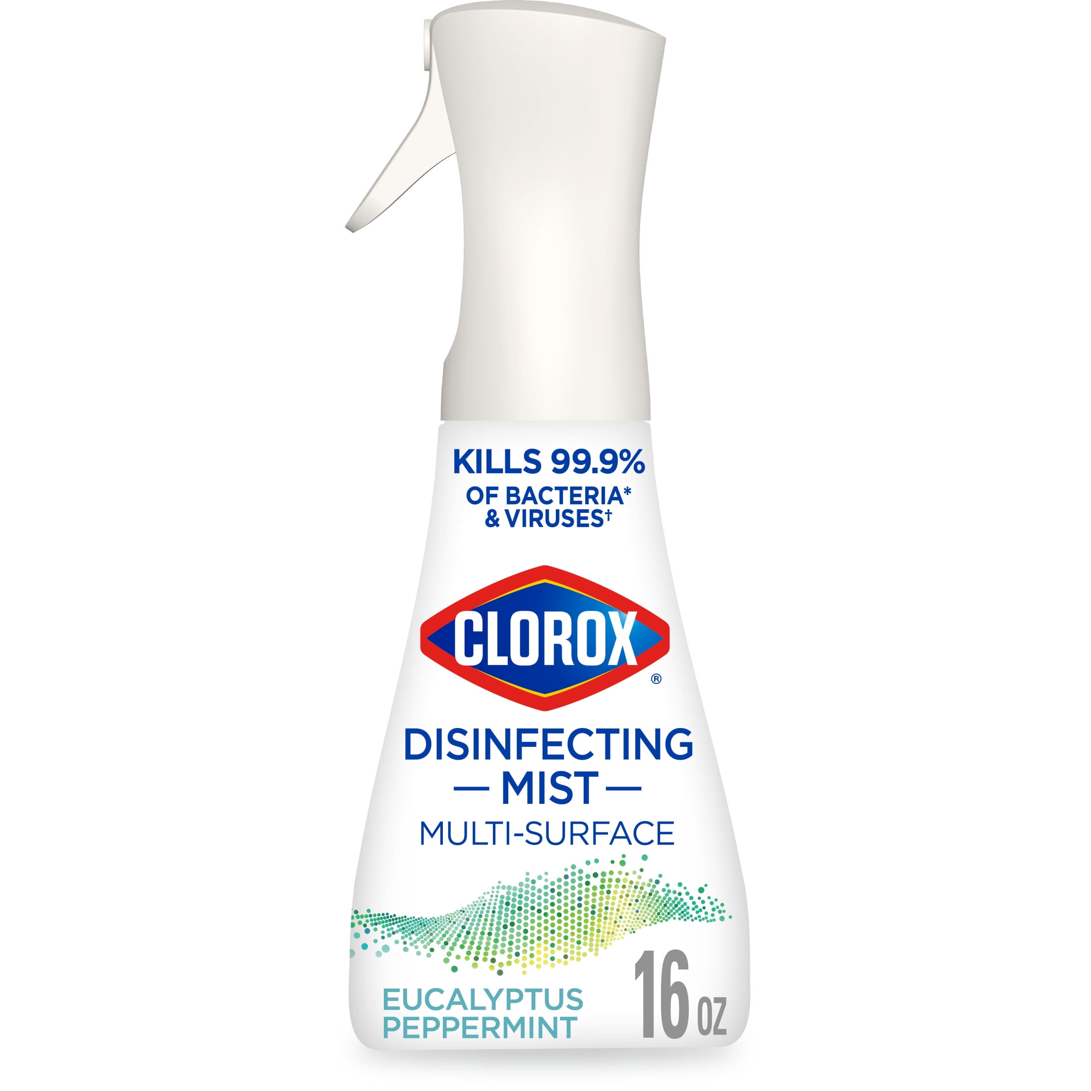 Clorox Multi-Floor Disinfectant Spray Mist, Eucalyptus Peppermint Scent, 16 fl oz