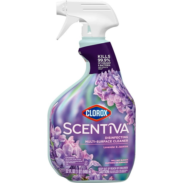 Clorox Scentiva Lavender & Jasmine Multi-Floor Cleaner Spray, 32 fl oz