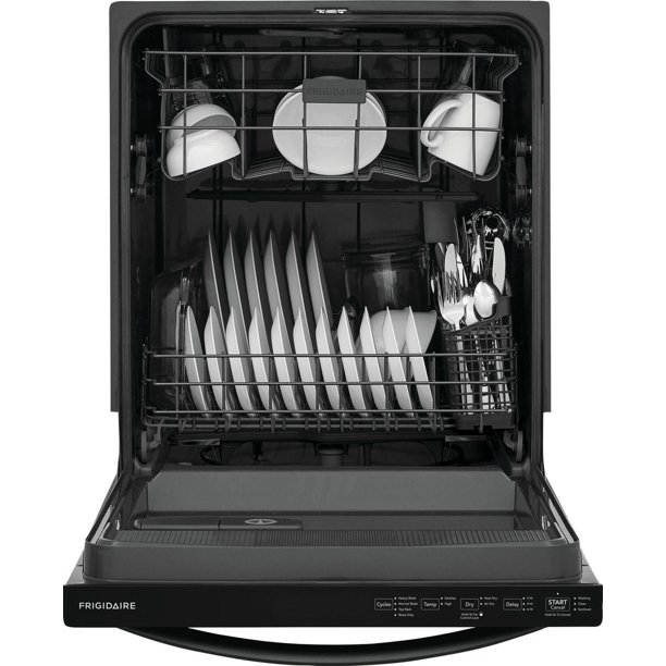 Frigidaire 24-Inch Black Dishwasher with High Management and Vitality Star Certification