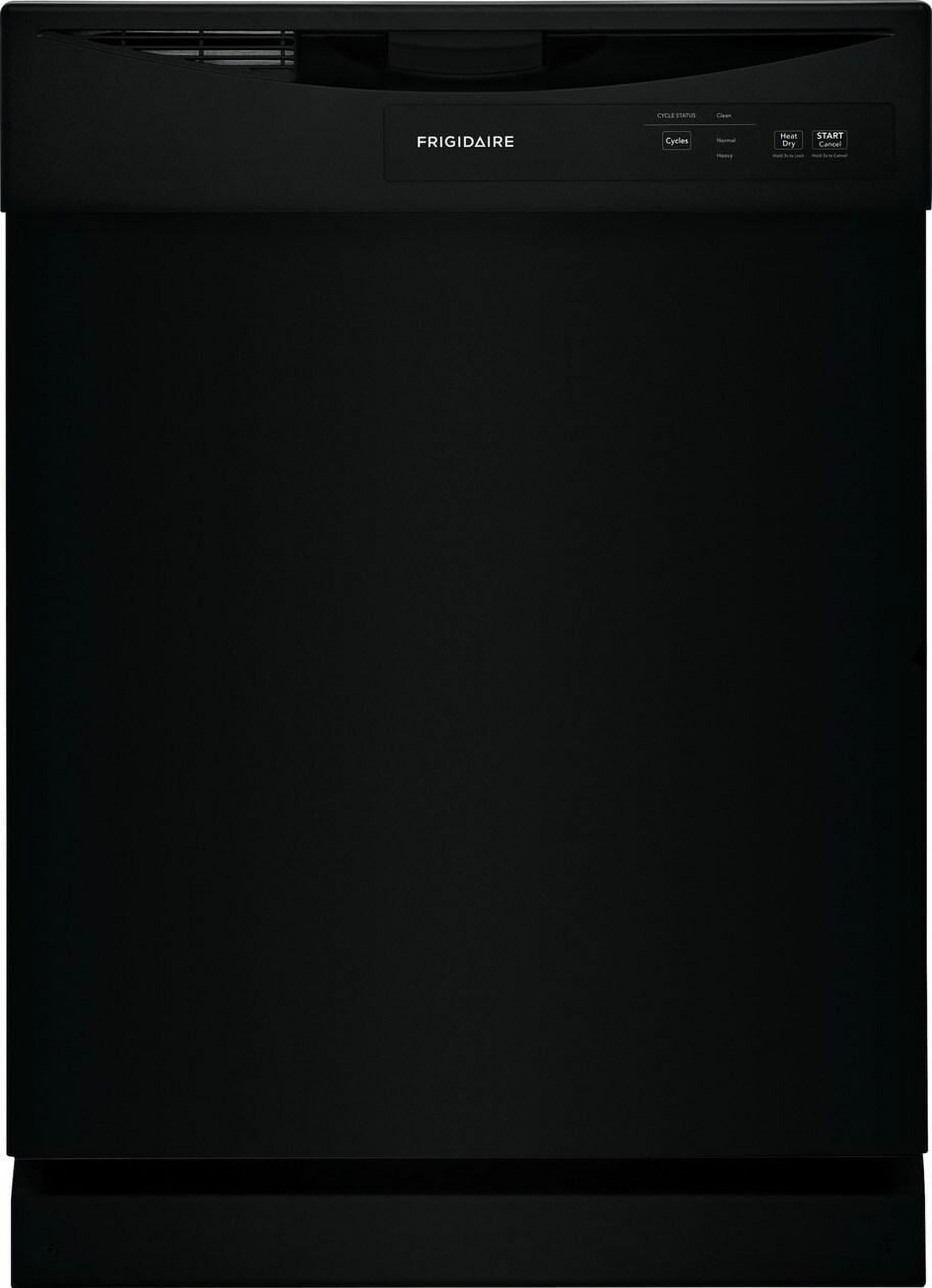 Frigidaire 24-Inch Constructed-In Dishwasher with Entrance Controls in Black