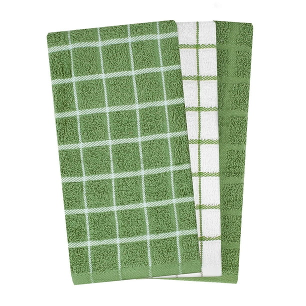 RITZ Cactus Terry Examine Kitchen Towel Set - 3 Pack, 15" x 25