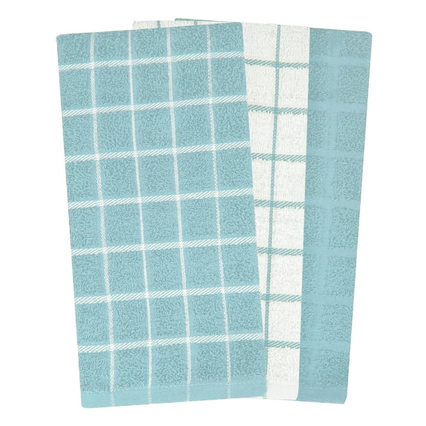 RITZ Dew Terry Verify Kitchen Towel Set, 3-Pack, 15" x 25